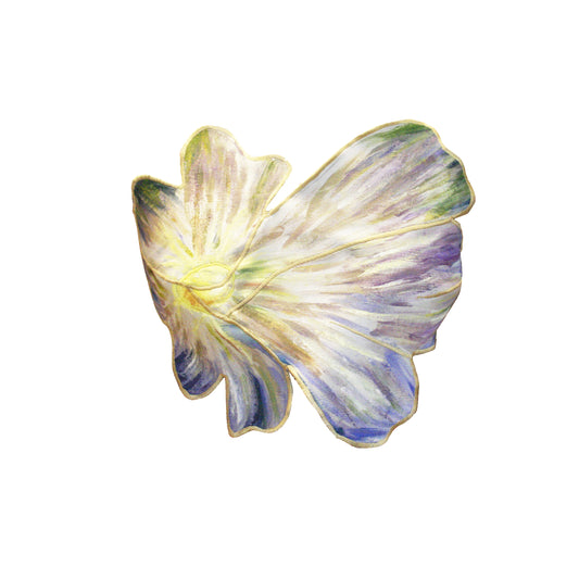 Flower Top- hand painted- Pastel / Beige